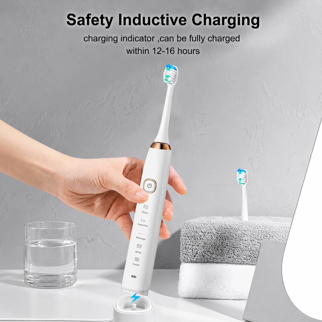 PureWave Sonic Electric Toothbrush – USB Rechargeable