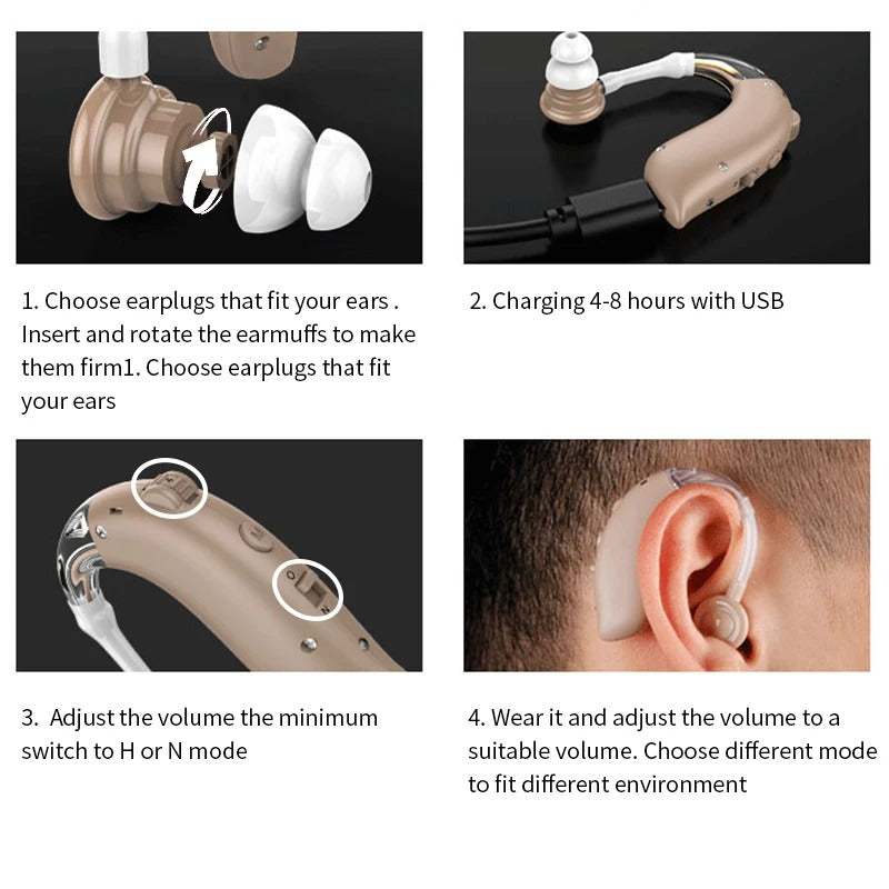 ClearTone Rechargeable Digital Hearing Amplifier