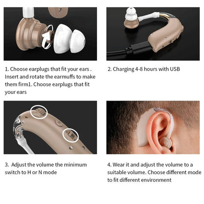 ClearTone Rechargeable Digital Hearing Amplifier