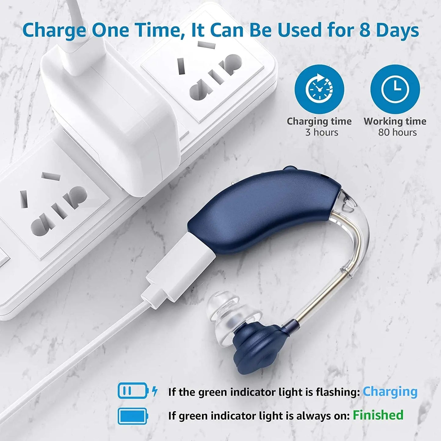 ClearTone Rechargeable Digital Hearing Amplifier